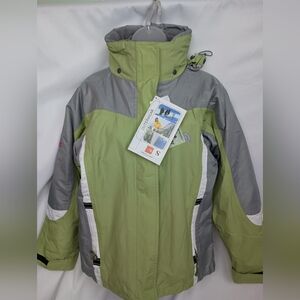 NWT North Face Summit Series Outdoors Winter Jacket Gray Fleece Liner(#1,533)(C)